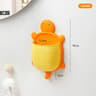 Cute Turtle Toothbrush Holder Wall Mounted Bathroom Organizer For Kids 3