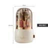 Rotating Makeup Organizer With Makeup Brush Holder And Lipstick Storage 1
