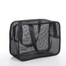 Dual Zip Mesh Shower Caddy Large Capacity Portable Toiletry Organizer Bag 0