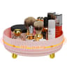 Rotating Makeup Organizer And Perfume Organizer Large Capacity Black Vanity Storage 4