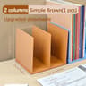 Adjustable Foldable Bookends Desktop Book Organizer And Space Saving Book Holder 9