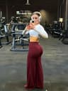 Sculpt Fit High Waist Wide Leg Yoga Pants With Tummy Control And Butt Lifting Fit 3