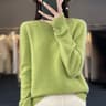 Womens Merino Wool Sweater Soft Crew Neck Winter Pullover 3