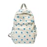 Sweet Polka Dot Cat Backpack Light Weight Large Capacity School Rucksack 0