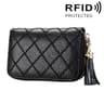 Portable Leather Cosmetic Bag With Zipper Purple 10