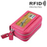Small Leather Cosmetic Bag With Zipper 10