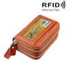 Small Leather Cosmetic Bag With Zipper 14