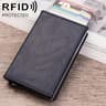 Magnetic RFID Wallet For Credit Cards With Aluminum Pop Up Holder 10