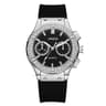 Womens Quartz Watch With Silicone Strap And Diamond Accent Casual Sport Design 0