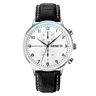 Classic Mens Leather Strap Watch With Chronograph Date And Water Resistance 3