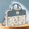 Waterproof Floral Diaper Bag Messenger Crossbody Travel Nappy Bag Large Capacity Organizer 4