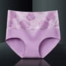 Cotton High Waisted Abdominal Underwear Lavender
