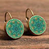 Handmade glass earrings