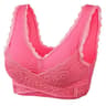 Adjustable lacestrap wireless bras for allday support