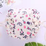 Foldable cosmetic case for easy storage