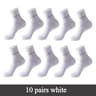 Mens Bamboo Fiber Crew Socks Breathable AntiBacterial Ideal For Business  Casual Wear 7