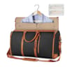 Foldable Womens Travel Bag Large PU Leather CarryOn Duffel For Business And Vacation 3