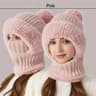 AllinOne Winter Head Cover With BuiltIn Neck Warmer FleeceLined Hat For Cold Wind Protection 4
