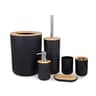 Premium Bathroom Set With Toothbrush Holder Kit  Trash Can 4