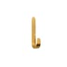 Brushed Brass Adhesive Wall Hook No Drill Metal Hanger For Bathroom Kitchen And Entryway 6