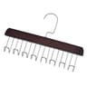 Wooden Multi Hook Lingerie  Tie Organizer Hanger Space Saving Drying Rack 8