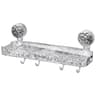 No Drill Bathroom Suction Shelf Wall Mounted Shower Organizer Rack 11
