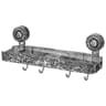 No Drill Bathroom Suction Shelf Wall Mounted Shower Organizer Rack 12
