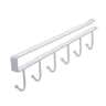 Space Saving Under Cabinet Mug Holder With Hooks Iron Cup  Kitchen Organizer Rack 8