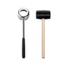 Stainless Steel Coconut Opener  Meat Scraper Tool Set 7