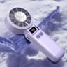Portable Ice Cooling Handheld Fan With Foldable Design Rechargeable Portable Fan And Cold Compress  9