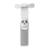 Portable Handheld Fan Mini Folding Rechargeable USB Type C Fan With BuiltIn Power Bank  Flashlight 10