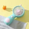 Cute Snail Mini Handheld Fan USB Rechargeable Portable Pocket Fan For Travel And Everyday Cooling 9