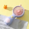 Cute Snail Mini Handheld Fan USB Rechargeable Portable Pocket Fan For Travel And Everyday Cooling 8