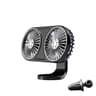 Dual Head Car USB Fan Adjustable Car Cooling Fan With LED Lights For Dashboard And Air Vent 9