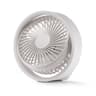 Portable Desk Fan With LED Ambient Light And Adjustable USB C Rechargeable Cooling 7