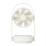 Portable Camping Fan With LED Light USB Rechargeable Outdoor Cooling Fan 8
