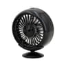 USB Car Fan With Colorful LED Lights Adjustable Dashboard Cooling Fan 5