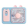 Cute Kitten Portable Handheld Fan USB Rechargeable Mini Fan With Stand For Desk And Travel 9