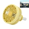 Portable Car Vent Fan USB Mini Car Cooling Fan With LED Light For Vehicle Air Vent 10