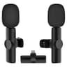 Wireless Lavalier Microphone For IPhone Mini Bluetooth Clip On Microphone With Noise Reduction And  10