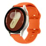 Silicone Watch Strap Lychee Texture Butterfly Clasp Replacement Watch Band 9