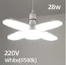 Fan Foldable LED Bulb EnergySaving Deformation Ceiling Light For Home Garage  Warehouse 6