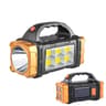 Portable Powerful USB Rechargeable Flashlight With Solar LED Light  COB Work Light For Outdoor Adve 8