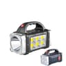 Portable Powerful USB Rechargeable Flashlight With Solar LED Light  COB Work Light For Outdoor Adve 9