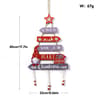 Merry Christmas Decor Xmas Tree Wall Ornament Natal Navidad Christmas Hanging Pendant Wooden Crafts 8