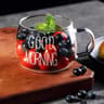 Elegant Glass Coffee Mug Letter Printed Tea Cup With Handle 7