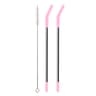 Silicone Tip Stainless Steel Replacement Straws For Stanley  Tumblers With Cleaning Brush 6