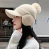 Thermal Knit Balaclava Hood With Velvet Lining Windproof Winter Cycling Hat 4