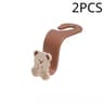 Cute Bear  Bunny Car Headrest Hooks For Bags And Purses Universal Back Seat Organizer 6