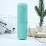 Portable Travel Toothbrush Holder Cup With Toothpaste Storage For Home Gym  Travel 6